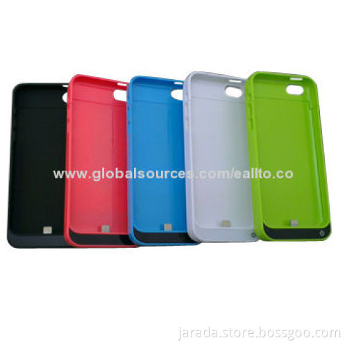 New Style Battery Cases for iPhone 5C, with 2,200/4,200mAh Capacity